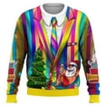 thumbnail image 1 of Telankuip Christmas Sweatshirts for Men Funny 3D Suit Printed Crew Neck Sweat Shirt Trendy Long Sleeve Outdoor Xmas Holiday Pullover Winter Tops 2025 Fashion Outfits Green3 XXL, 1 of 2