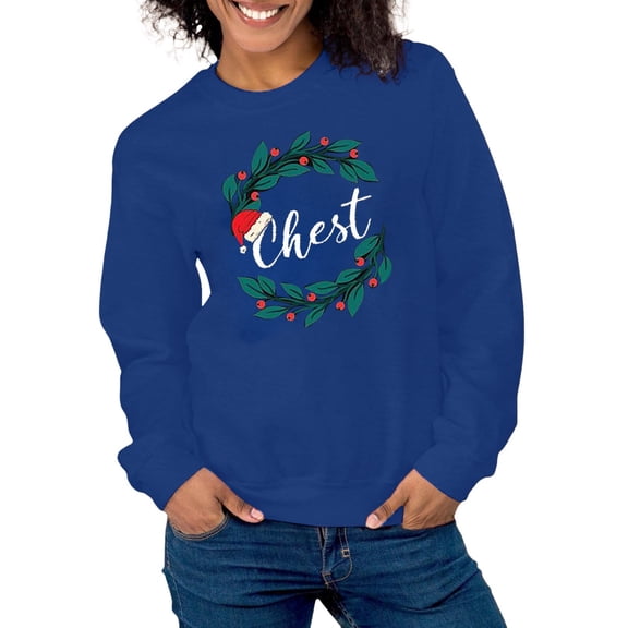 Telankuip Valentine's Day Casual Long Sleeve Letter Print Crewneck Sweatshirts for Couples Casual Drop Shoulder Comfortable Winter Warm Trendy Matching Pullover Tops 1-Blue S