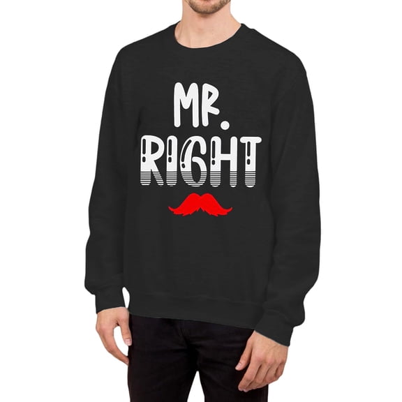 Telankuip Valentine's Day Sweatshirts for Couple Trendy Love Heart Graphic Print Crewneck Pullovers Soft Long Sleeve Drop Shoulder Loose Comfy Warm Winter Hoodless Tops 2026(M) 6-Black S