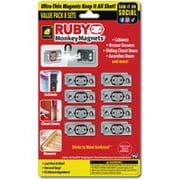 Telebrands Ruby Monkey Magnets Silver Magnetic Catch - Single Pack