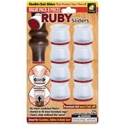 Telebrands Ruby Sliders Flexible Furniture Leg Tip - Single Pack