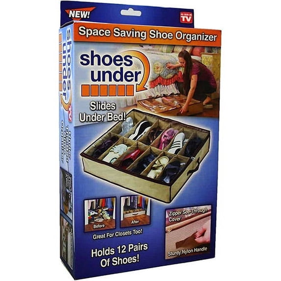 As Seen on TV 12-Pair Shoe Organizer
