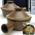 thumbnail image 1 of Telebrands Stone Wave Ceramic Microwave Cooker Beige 7370-12, 1 of 4