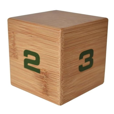 Teledex DTXDFW125 Bamboo Timecube 1-2-3-4 Minutes - Brown