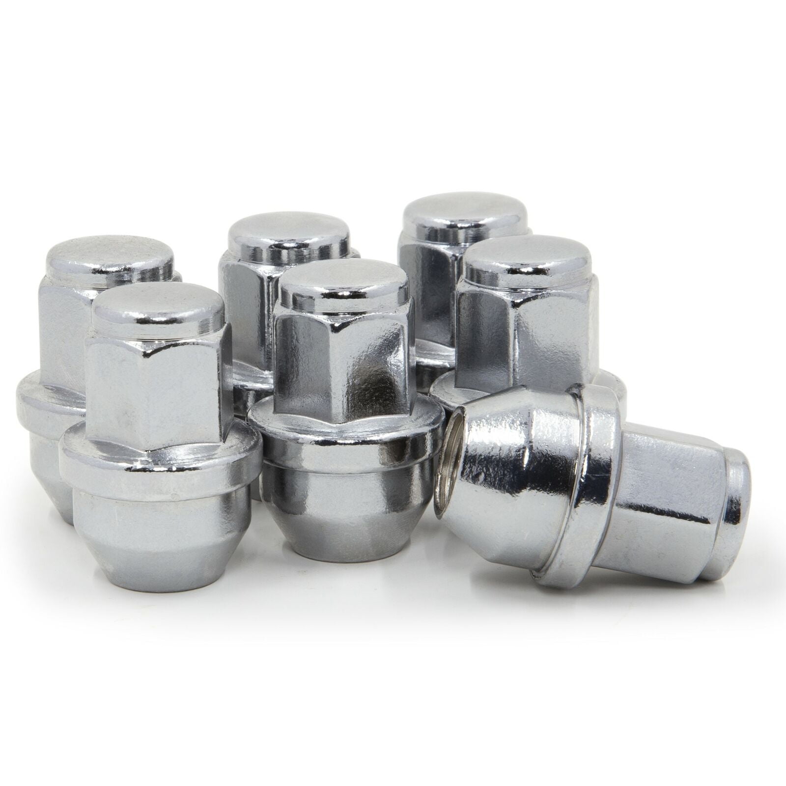 Teledu 24 Lug Nuts 14x1.5 Chrome Factory Style Lugs fits Ford F150