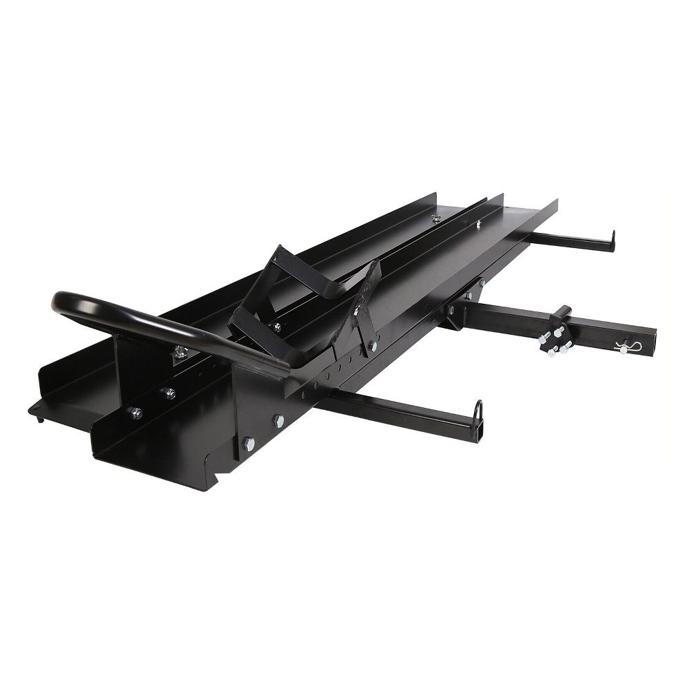 Teledu 600lb Motorcycle Carrier Dirt Bike Rack 2" Hitch Mount Hauler w/ Loading Ramp