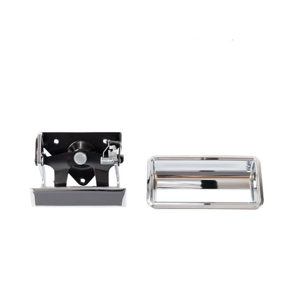 Teledu All Chrome Tailgate Tail Gate Handle & Bezel Set For Chevrolet GMC Truck