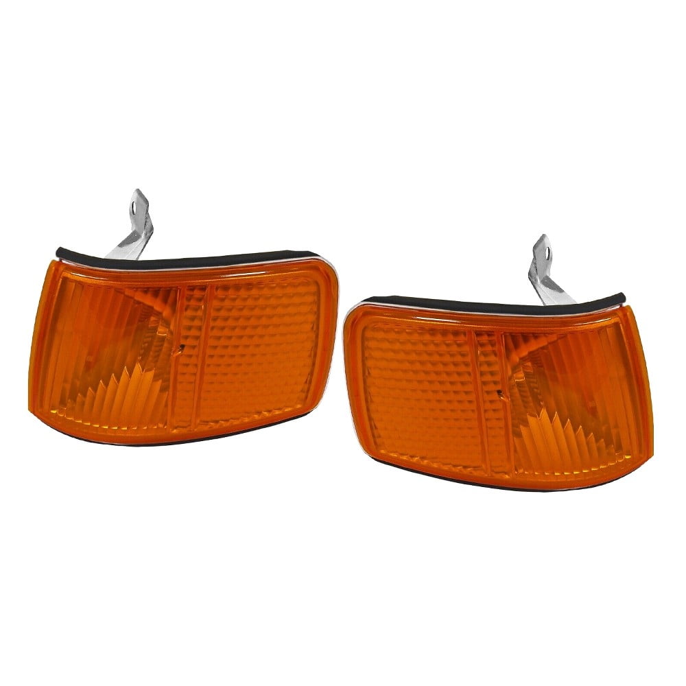 Teledu Amber Corner Lights Turn Signal Lamps Pair