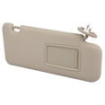 thumbnail image 2 of ECCPP Tan Beige Right Passenger Sun Visor – 07-11 Toyota Camry W/ Vanity Light & Mirror 2 of 4