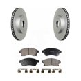 Teledu Front GCoated Rotor & Ceramic Brake Pad Kit For Encore Sonic