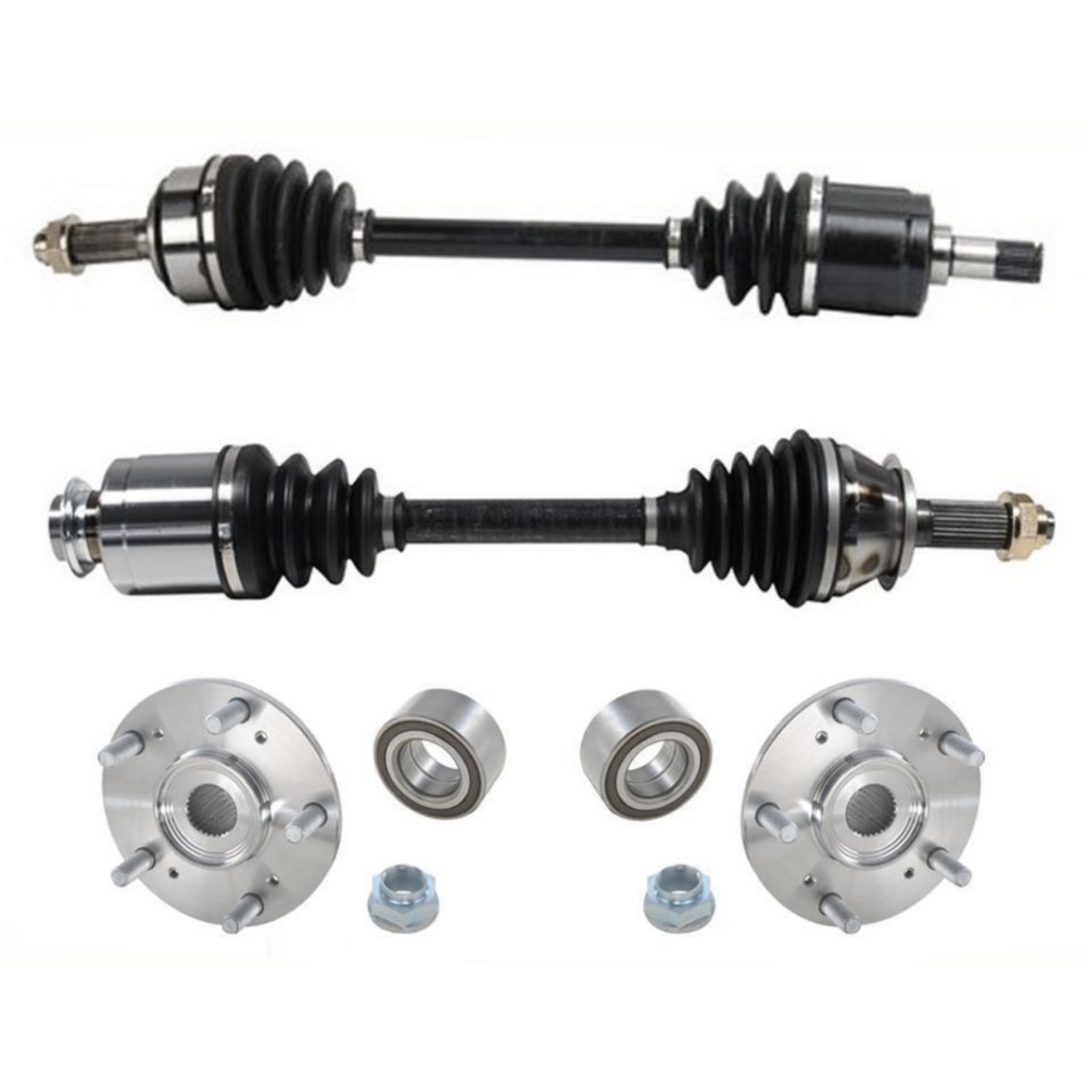 Teledu Front Left/Right CV Axles & Wheel Hub Kit For Acura TSX 2.4L