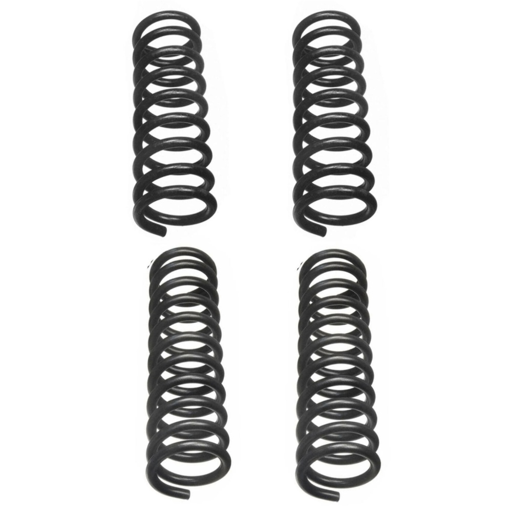 Teledu Front and Rear Coil Springs Kit For Chevrolet 58-64 Bel Air 59-64 Impala Base