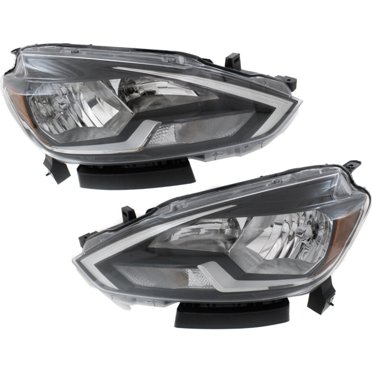 Evan-Fischer CAPA Certified Halogen Headlight Set For 2010-2013 Nissan Altima Coupe