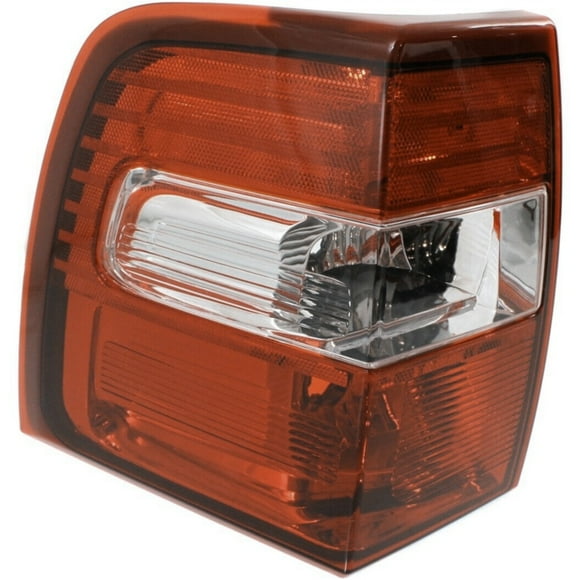 Teledu Halogen Tail Light For 2007-2017 Ford Expedition Left Clear & Red Lens