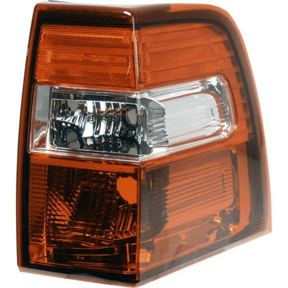 Teledu Halogen Tail Light For 2007-2017 Ford Expedition Right Clear & Red Lens