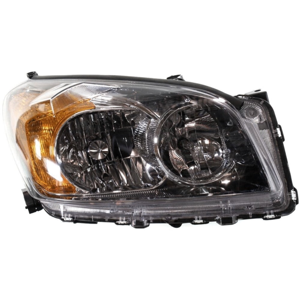 For 2009 2010 2011 2012 Toyota RAV4 Black Headlights Lamps Fro