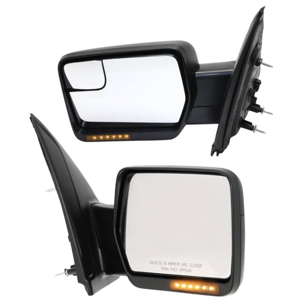 Teledu Mirror For 20112014 F150 Manual Folding Power Heated Set of 2