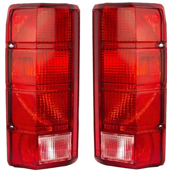 Teledu PAIR OF TAIL LIGHTS For Ford Bronco F-100 F-150 F-250 F-350