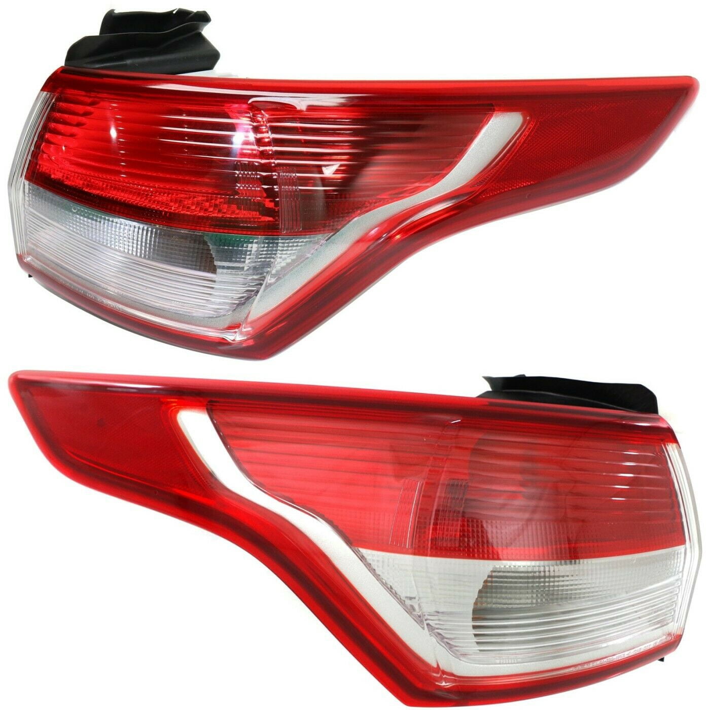 CAPA Certified Tail Lights For 2013-2016 Ford Escape - Set Of 2 Outer (Driver & Passenger)