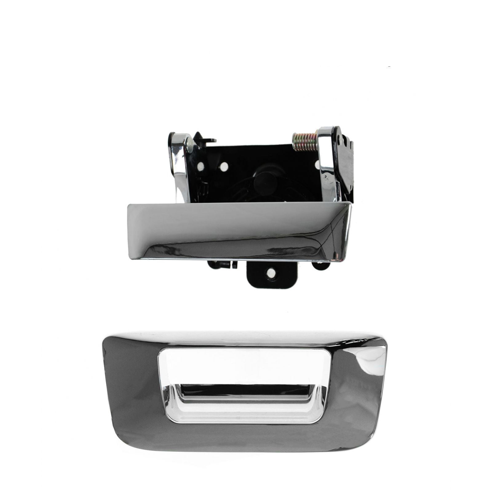 Teledu Tailgate Handle & Bezel Kit Chrome For Sierra Silverado Hybrid