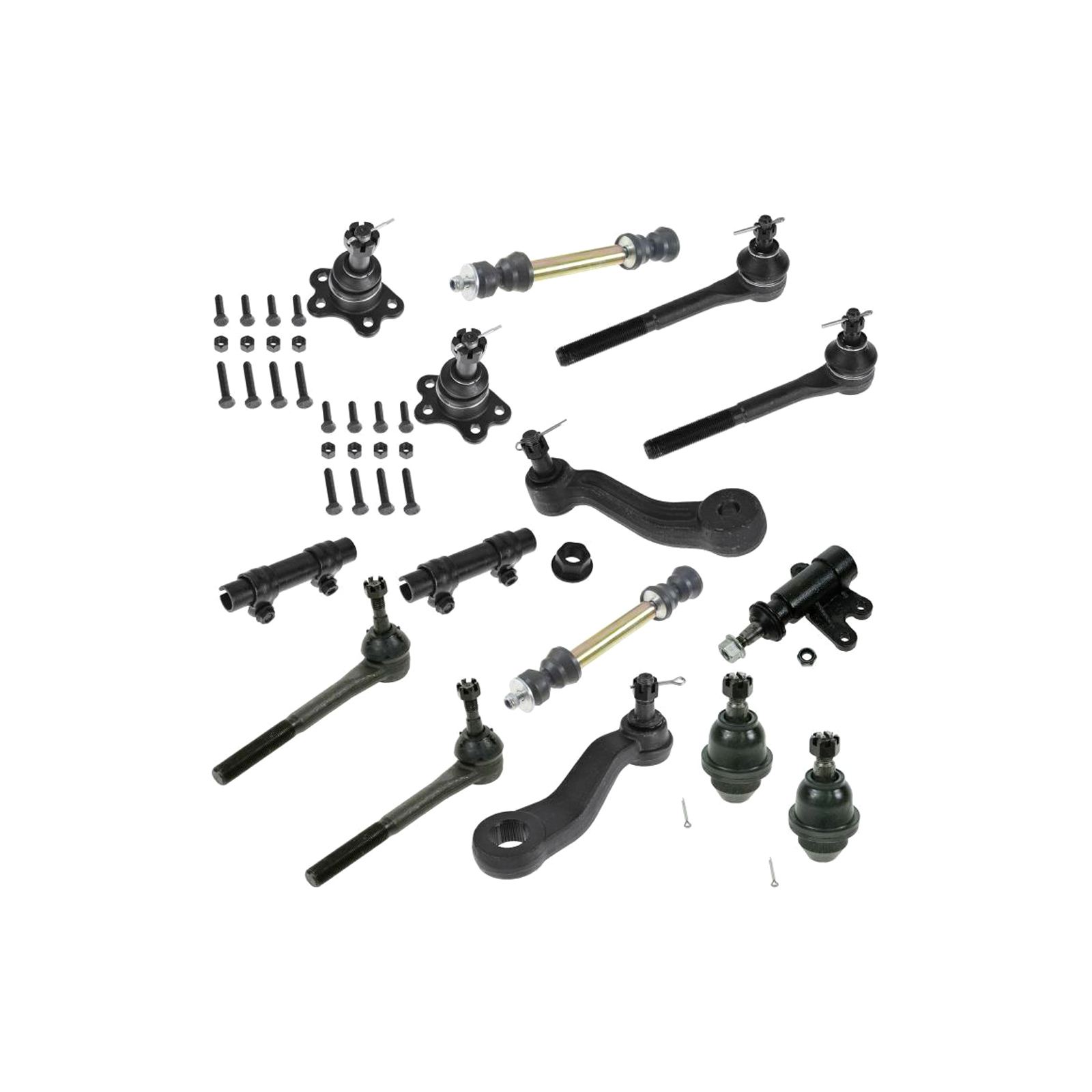 Teledu Tie Rod End Center Drag Link Idler Arm Steering Kit Set 6pc For