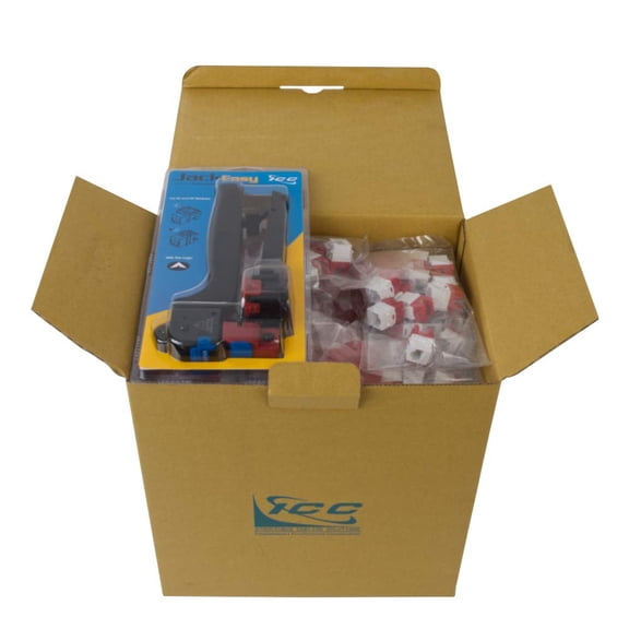 Teledynamics ICC-IC107F6VWH Module - Cat6, HD- White, Pack of 400