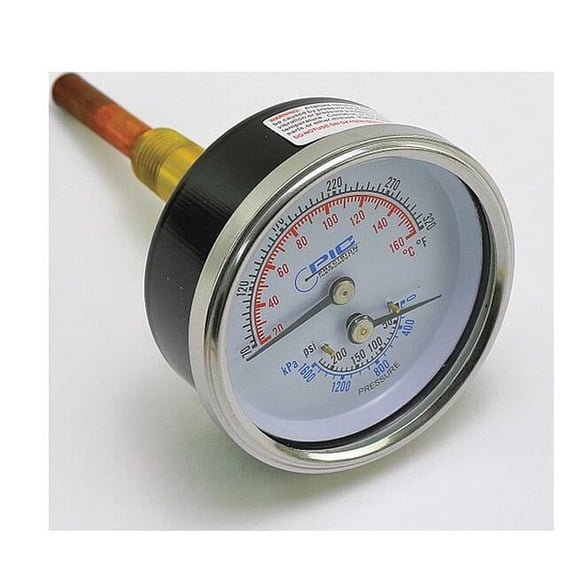 Teledyne Laars Temperature/Pressure Gauge RA0079000
