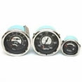 thumbnail image 1 of Teleflex Boat Gauges | Sterling Silver / Black Gasoline (Set of 3), 1 of 3