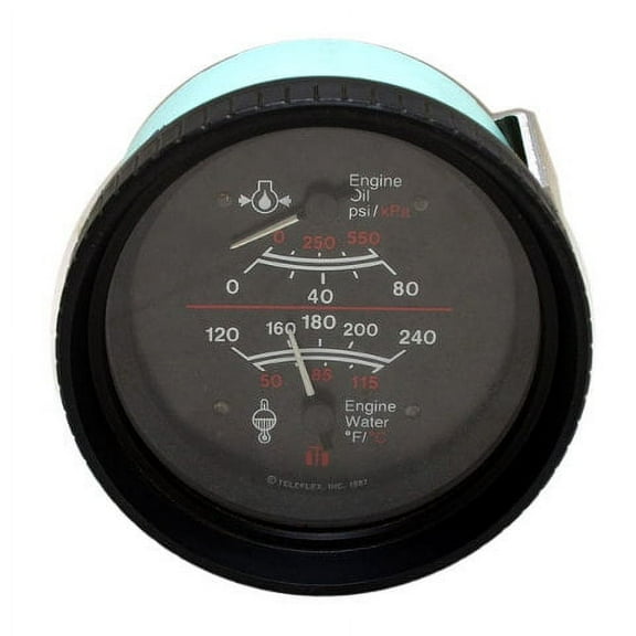Teleflex Boat Multifunction Gauge 53782 | Oil Temp