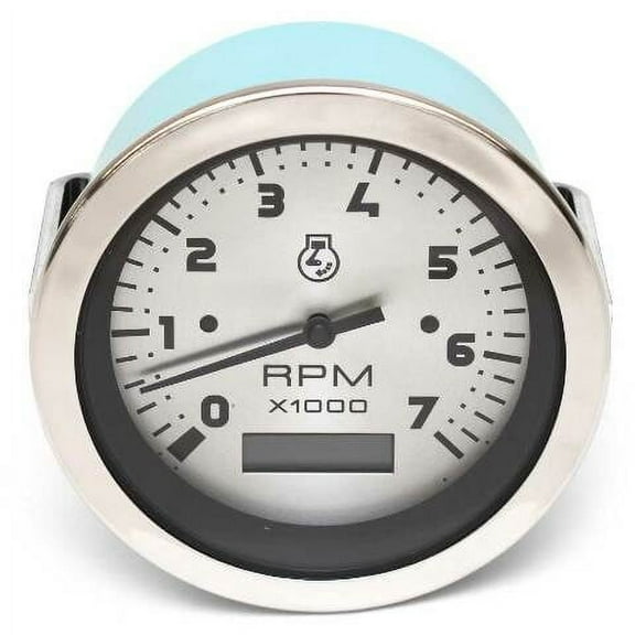 Teleflex Boat Multifunction Gauge 780042PDFB | Tachometer Hour 3 3/8 Inch
