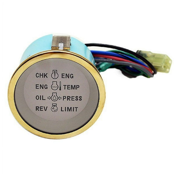 Teleflex Boat OMC Systems Check Gauge 65697GD | Driftwood Gold Premier