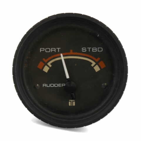 Teleflex Boat Rudder Angle Gauge 1198372 | 2 Inch Black