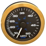Teleflex Boat Speedometer Gauge 100214 | Rinker Gold 3 1/4 Inch