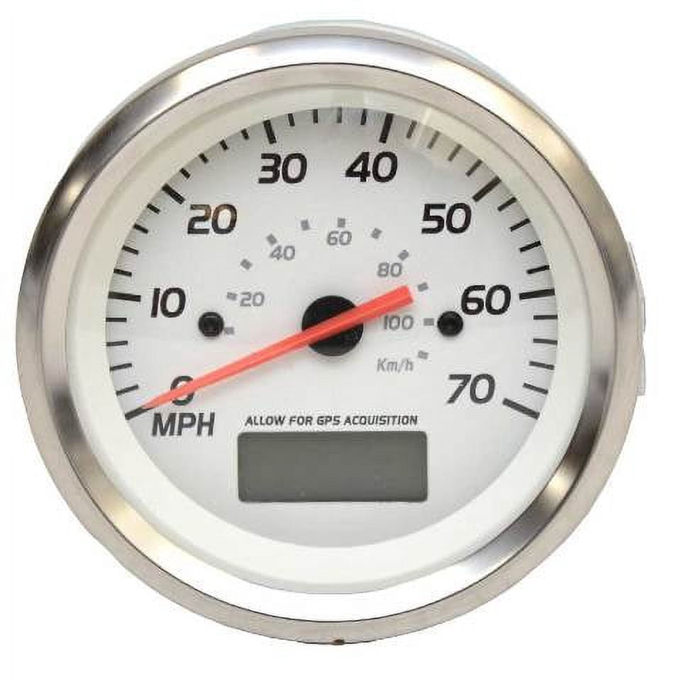 Teleflex Boat Speedometer Gauge 781513PDFB | W / Hour Meter 3 1/4 Inch ...