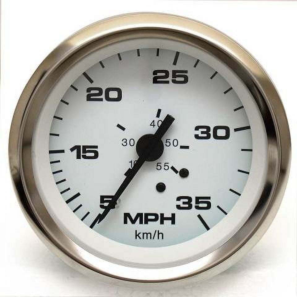 Teleflex Boat Speedometer gauge 66863F Lido Series 3 1/4 Inch