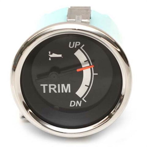 Teleflex Boat Trim Gauge 780816PMFB | Sterling Silver Suzuki 2 Inch