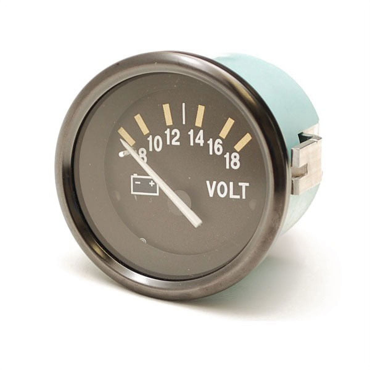 Teleflex Boat Volt Gauge 3889 63273 2 Inch 12 Volt Black Gold