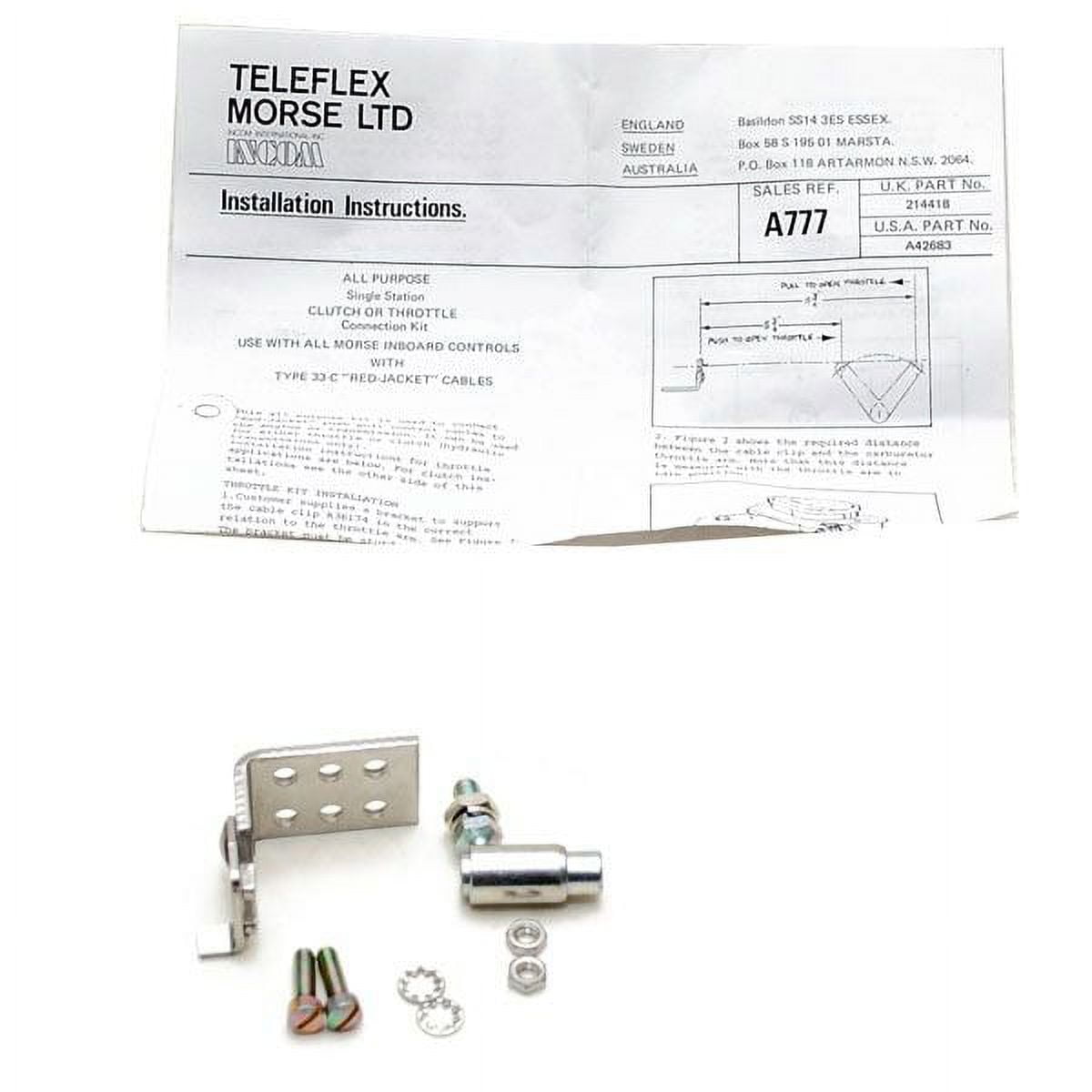 Teleflex Morse Boat Control Cable Fittings Throttle