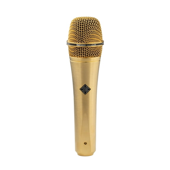 Telefunken USA M81 Supercardioid Dynamic Handheld Vocal Microphone, Satin Gold