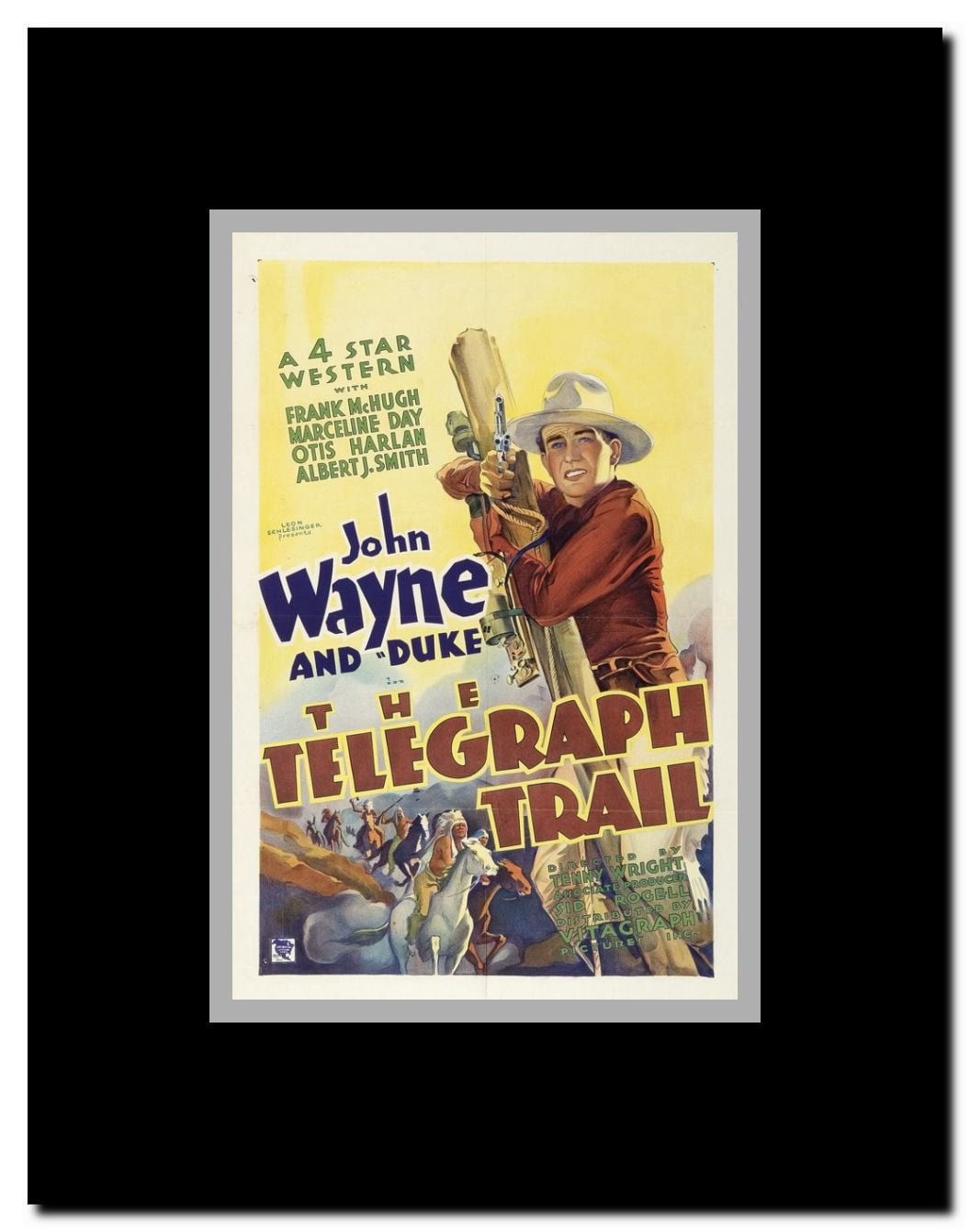Telegraph Trail Framed Movie Poster