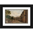 thumbnail image 1 of Telemaco Signorini 24x16 Black Ornate Framed Double Matted Museum Art Print Titled: Bath Berkeley Place, 1 of 5