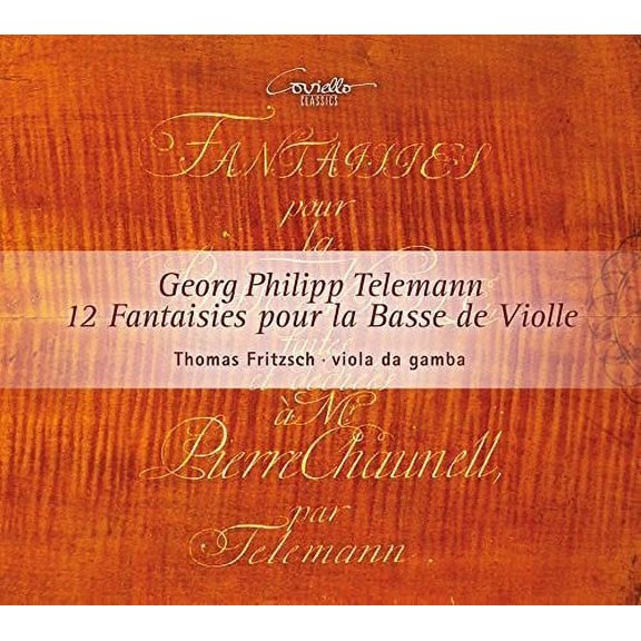 Telemann,Georg / Fritzsch,Thomas - Telemann: 12 Fantaisies Pour La Basse De Violle - Music & Performance - CD