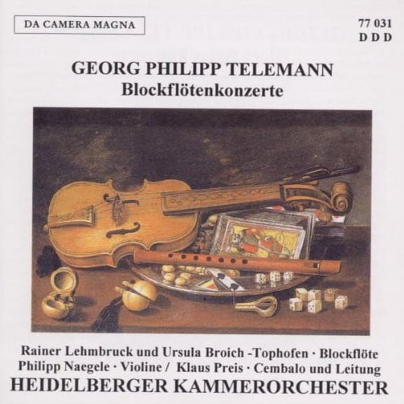 Telemann / Lehmbruck - Cons for Recorder - Music & Performance - CD