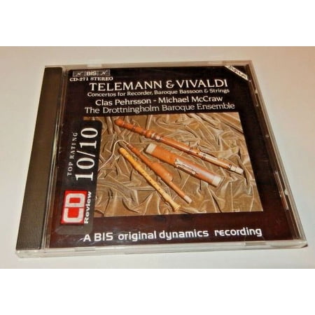 Telemann & Vivaldi: Concertos for Recorder and Bassoon, Baroque Bassoon & Strings (Music CD)