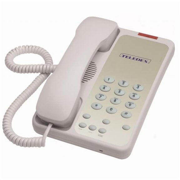 Teledex Opal 1003 Analog Corded Telephone with Guest Keys