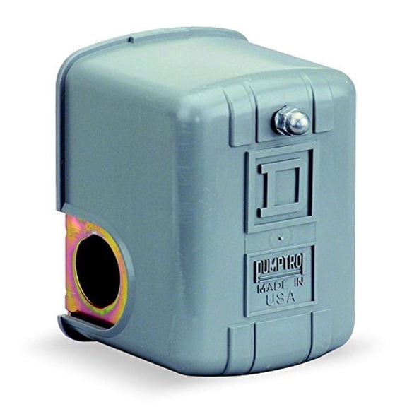 Telemecanique Sensors 9013FHG22J27 Air-Compressor Pressure Switch, 100 psi Set Off, 20 psi Fixed Differential, 1/4" NPSF Internal CA1