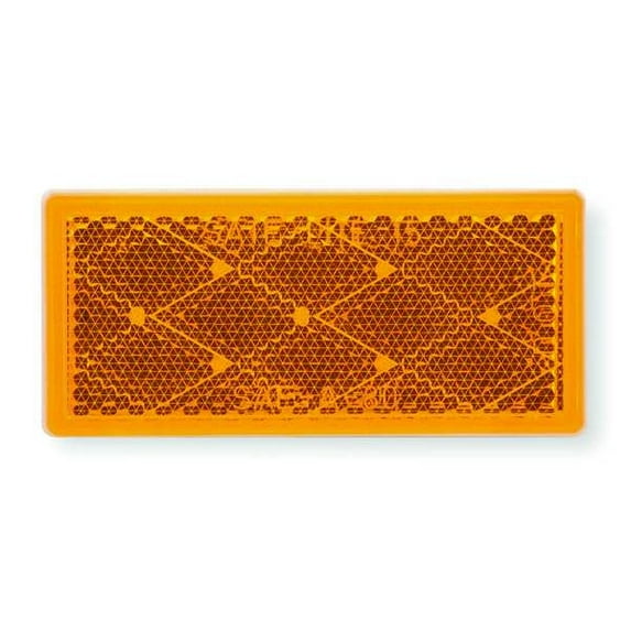 Telemecanique RF13 Photoelectric Sensor Reflector, 3-1/2" x 1", Orange