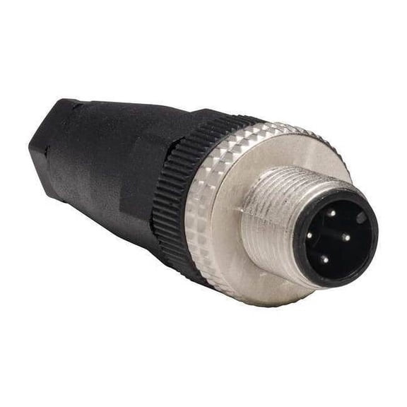 Telemecanique Sensors External Thread Connector,125VAC/150VDC XZCC12MDM40B