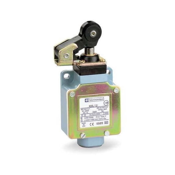 Telemecanique Sensors Limit Switch, Roller Plunger, 1NO/1NC XCKL121H7
