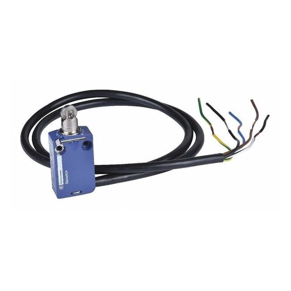 Telemecanique Sensors Limit Switch, Roller Plunger, 1NO/1NC XCMD2102L2